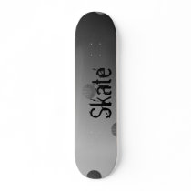 Midnight Black Skateboard by DazzlingJenny Midnight Black Skateboard
