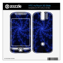 Midnight Blue Galaxy - fractal art HTC myTouch 3G Slide Skin