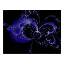 Midnight Butterflies Postcard