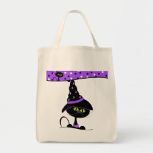 Midnight Cat Trick or Treat Bag