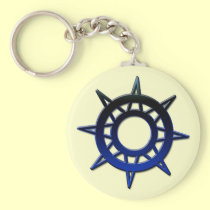 Midnight Compass keychains