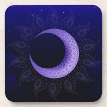 Midnight cork coasters
