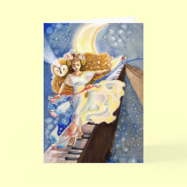 Midnight Crossroads Notecard by CSiravo Midnight Crossroads Notecard