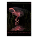 Midnight Dance Of The Pink Flamingo cards by Guiltypleasures Midnight Dance Of The Pink Flamingo cards