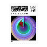 Midnight Fountain Postage Stamp