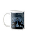 Midnight Howl (Wolf Kanji) Mug