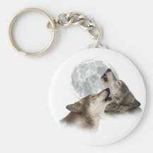 Midnight Howling Key Chains