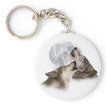 Midnight Howling Key Chains