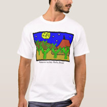 Midnight in the Moab Desert t-shirts