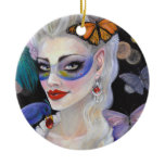 Midnight Masquerade Fairy Christmas Tree Ornaments