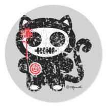 Midnight  Meow stickers