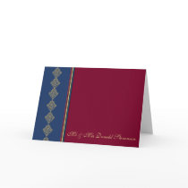 Midnight Merlot Thank You cards