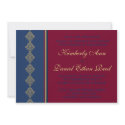 Midnight Merlot Wedding Collection invitation