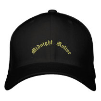 Midnight Motive embroidered hats