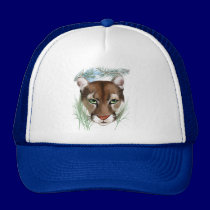 Midnight Mountain Lion Hat hats