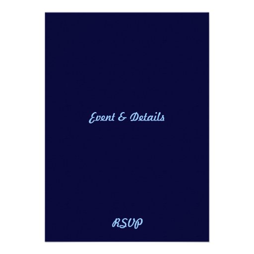 Midnight Nautical Compass Sailing Ships Personalized Invitation