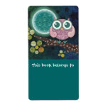 Midnight Owl Bookplates Labels