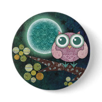 Midnight Owl buttons