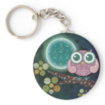 Midnight Owl Key Chain