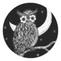 Midnight Owl Stickers