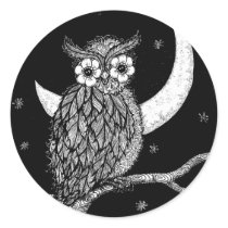 Midnight Owl Stickers