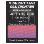 Midnight Rave Flyer
