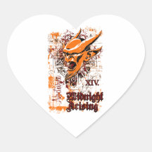 midnight rising affected design stickers