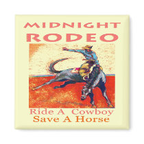 Midnight Rodeo Cowboy magnets