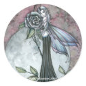 Midnight Rose Fairy Stickers by Molly Harrison by robmolily Midnight Rose Fairy Stickers by Molly Harrison