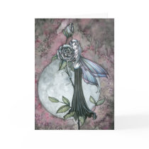 Midnight Rose Greeting Card by Molly Harrison