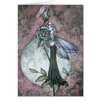 Midnight Rose Greeting Card by Molly Harrison