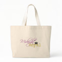 Midnight Royal logo tote bags by midnightroyal Midnight Royal logo tote bags