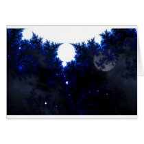 midnight sky greeting card