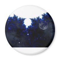 midnight sky refrigerator magnet
