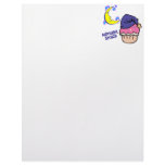 Midnight Snack Cupcake Letterhead