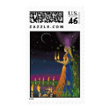 Midnight Star Postage Stamp