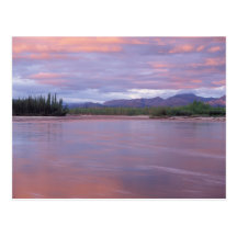midnight sun over the MacKenzie River, off the Postcards