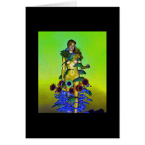 Midnight Sunflower Nymphet Card
