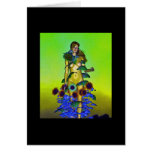 Midnight Sunflower Nymphet Card