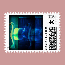 Midnight Swan stamps