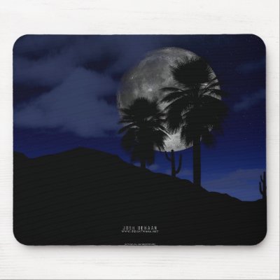 Midnights Mystery Mouse Pad by 3dartwork