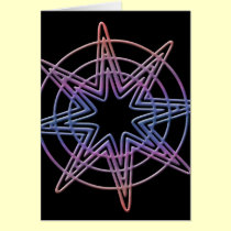 Midnight's Neon Compass cards