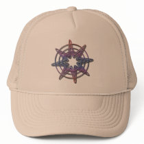 Midnight's Neon Compass hats