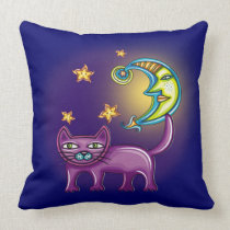 Midnite Miau American MoJo Pillow