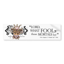 Midsummer Night's Dream Quote bumper stickers