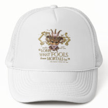 Midsummer Night's Dream Quote (Gold Version) Mesh Hats