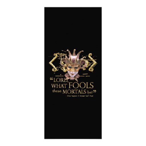 Midsummer Night's Dream Quote (Gold Version) Custom Invite