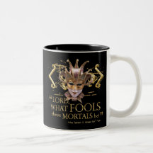 Midsummer Night's Dream Quote (Gold Version) Mug