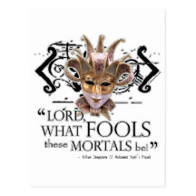 Midsummer Night's Dream Quote Postcard