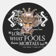Midsummer Night's Dream Quote Stickers